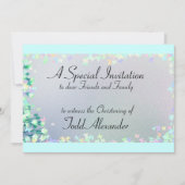 Invitaties Baptism Christening Sjablonen (Voorkant)