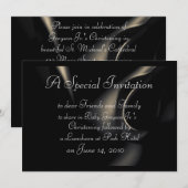 Invitaties Baptism Christening Sjablonen Kaart (Voorkant / Achterkant)