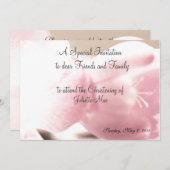 Invitaties Baptism Christening Sjablonen Kaart (Voorkant / Achterkant)