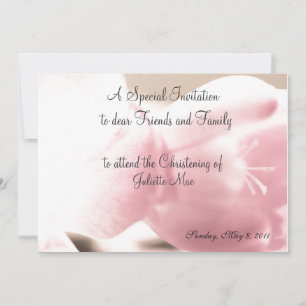 Invitaties Baptism Christening Sjablonen Kaart