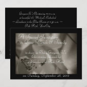 Invitaties Baptism Christening Sjablonen Kaart (Voorkant / Achterkant)