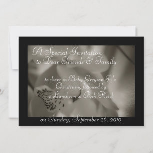 Invitaties Baptism Christening Sjablonen Kaart