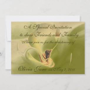 Invitaties Baptism Christening Sjablonen Kaart