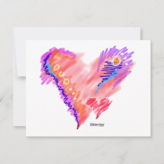 INVITATIES - Heart Felt Kaart (Voorkant)