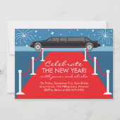 Invitaties in Limousine en Red Carpet Kaart (Voorkant)