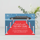 Invitaties in Limousine en Red Carpet Kaart (Staand voorkant)