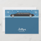 Invitaties in Limousine en Red Carpet Kaart (Achterkant)