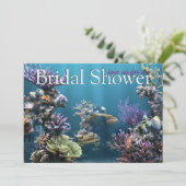 Invitaties onderwater in de Bridal Kaart (Staand voorkant)