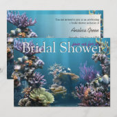 Invitaties onderwater in de Bridal Kaart (Voorkant / Achterkant)