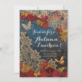 INVITATIES VAN DE herfst AUTUMN PARTIJ Kaart (Achterkant)