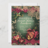 INVITATIES VAN DE herfst AUTUMN PARTIJ Kaart (Voorkant)