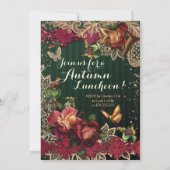 INVITATIES VAN DE herfst AUTUMN PARTIJ Kaart (Achterkant)