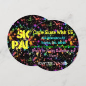  INVITATIES VAN DE VERVAARDIGDE PARTIJ - CELEBRAAT KAART (Voorkant / Achterkant)