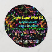 INVITATIES VAN DE VERVAARDIGDE PARTIJ - CELEBRAAT KAART (Voorkant / Achterkant)