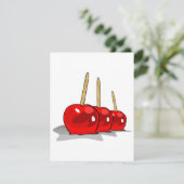 Invitaties voor geCanideerde appelen Kaart (Staand voorkant)