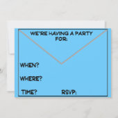 INVITATIES VOOR OPNIEUW OPTREDEN VAN POSTWERKNEMER KAART (Achterkant)