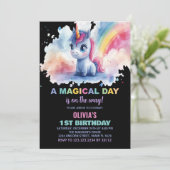Invitaties voor regenboogontsteking kaart (Staand voorkant)