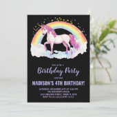 Invitaties voor regenboogontsteking kaart (Staand voorkant)