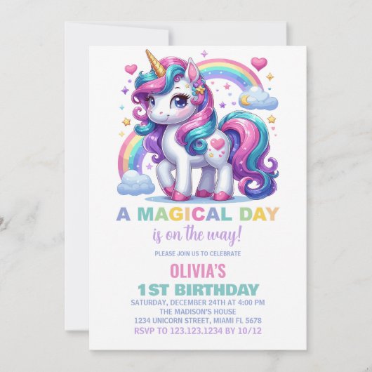 Invitaties voor regenboogontsteking kaart (Voorkant)