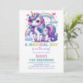 Invitaties voor regenboogontsteking kaart (Staand voorkant)
