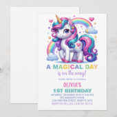 Invitaties voor regenboogontsteking kaart (Voorkant / Achterkant)