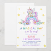 Invitaties voor regenboogontsteking kaart (Voorkant / Achterkant)