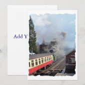 INVITATIES VOOR STAAMTREINEN (Voorkant / Achterkant)