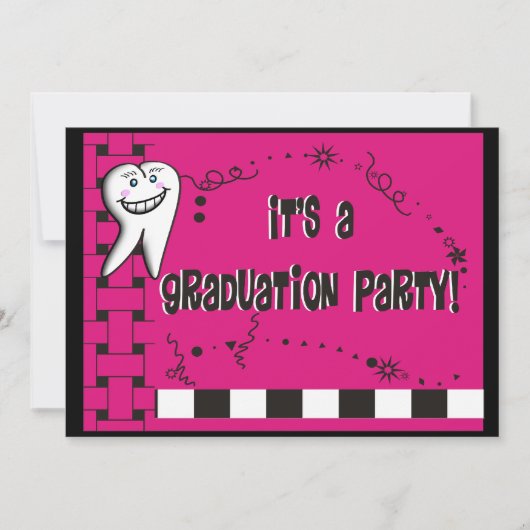 Invitaties voor tandheelkundige verzorging kaart (Voorkant)