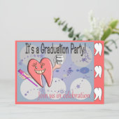 Invitaties voor tandheelkundige verzorging kaart (Staand voorkant)