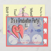 Invitaties voor tandheelkundige verzorging kaart (Voorkant / Achterkant)