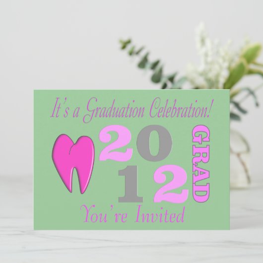 Invitaties voor tandheelkundige verzorging kaart (Staand voorkant)