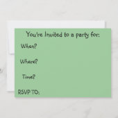 Invitaties voor tandheelkundige verzorging kaart (Achterkant)