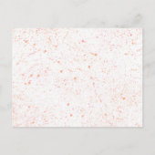 Invitation (10,8 x 14,2 cm) - Baby Shower Briefkaa Briefkaart (Achterkant)