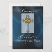Invitation 25th Ordination Anniversary of Priest Kaart (Voorkant)