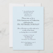 Invitation 25th Ordination Anniversary Priest Kaart (Achterkant)