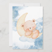 Invitation A reception for our little bear Kaart (Achterkant)