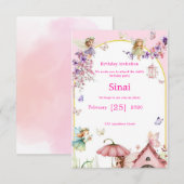 Invitation: A special children's birthday invitati Kaart (Voorkant / Achterkant)