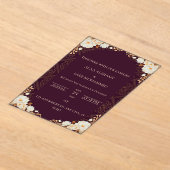 invitation acryl uitnodigingen (Laagn)