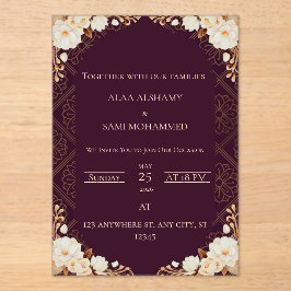 invitation acryl uitnodigingen