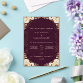 invitation acryl uitnodigingen (Insitu (Huwelijk))