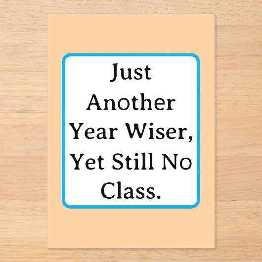 Invitation Acryl Uitnodigingen (Voorkant)