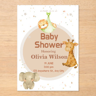 invitation acryl uitnodigingen