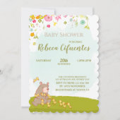 Invitation Baby Shower Bear and duckies Kaart (Voorkant)