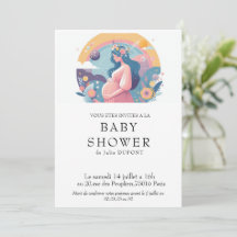 Invitation baby shower in het Frans
