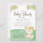 Invitation Baby Shower Little Bear Kaart (Voorkant)