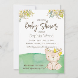 Invitation Baby Shower Little Bear Kaart