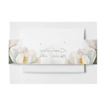 Invitation Belly Band Glory Magnolia