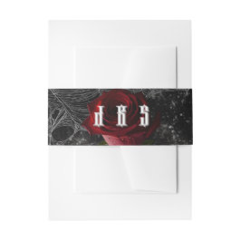 Invitation Belly Band Haunting Adeline Zade Meadow Uitnodigingen Wikkel