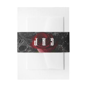 Invitation Belly Band Haunting Adeline Zade Meadow Uitnodigingen Wikkel