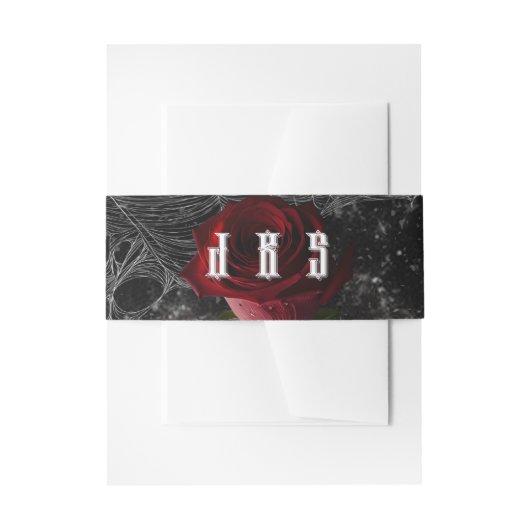 Invitation Belly Band Haunting Adeline Zade Meadow Uitnodigingen Wikkel (Voorkant Voorbeeld)